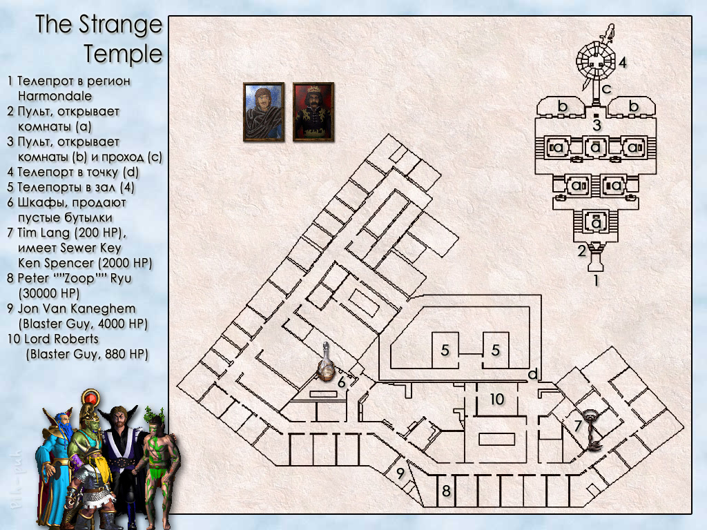 MIGHT AND MAGIC VII.  The Strange Temple.
