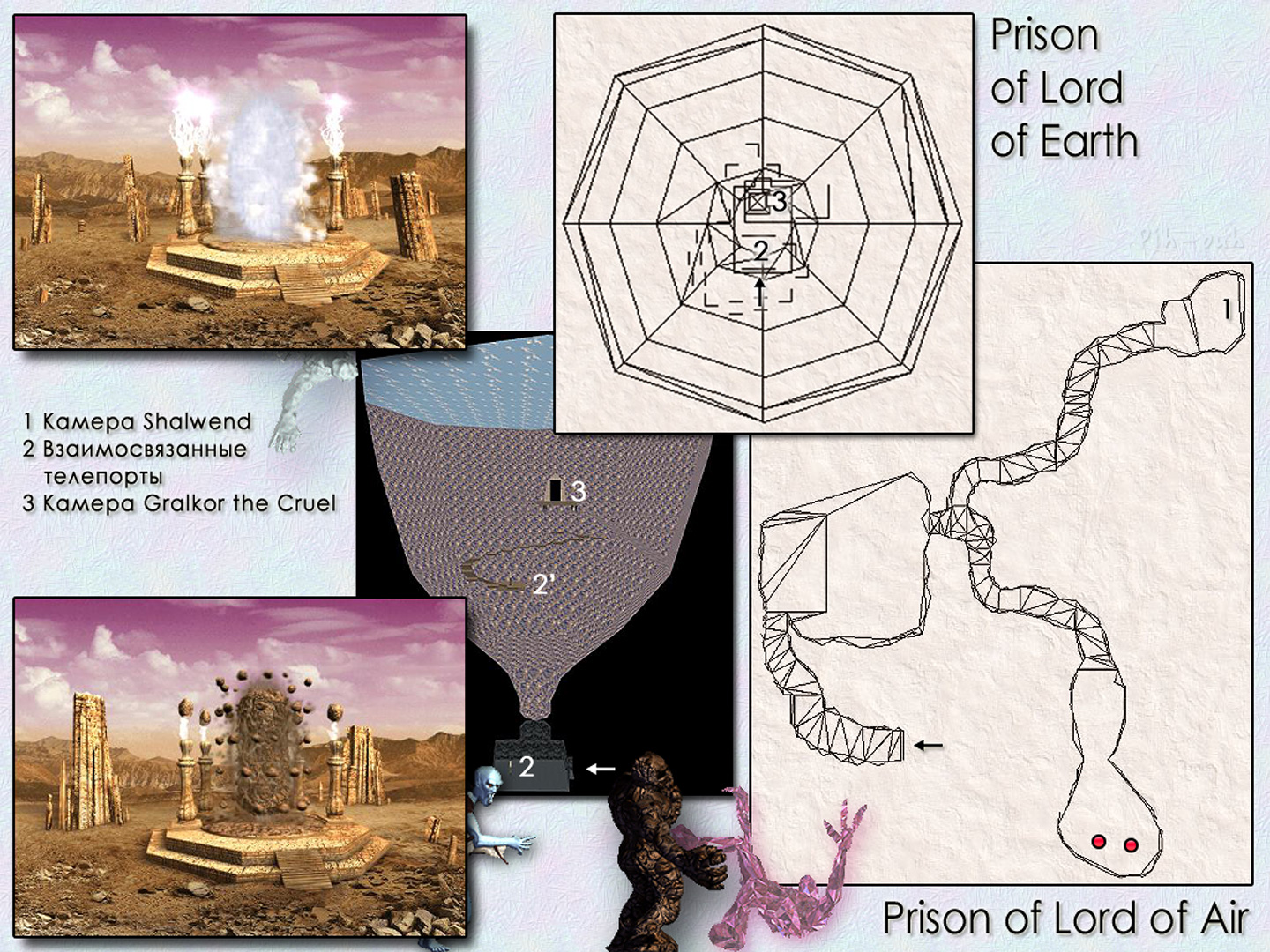 MIGHT AND MAGIC VIII. ��������. ����� Prison of Lord of Air � Prison of Lord of Earth.