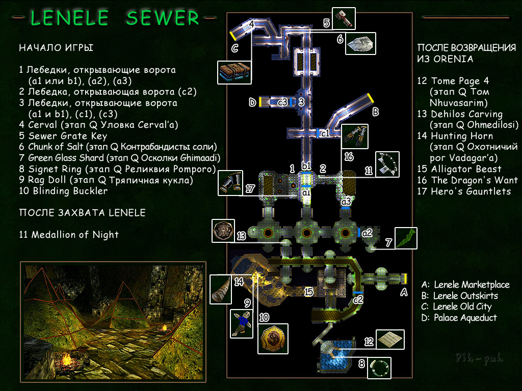 SUMMONER. ����� Lenele Sewer.