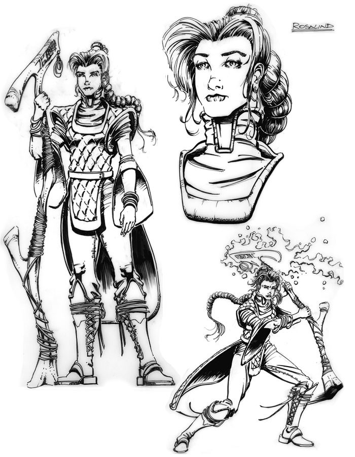 SUMMONER. �������-���: �������� (Rosalind). 